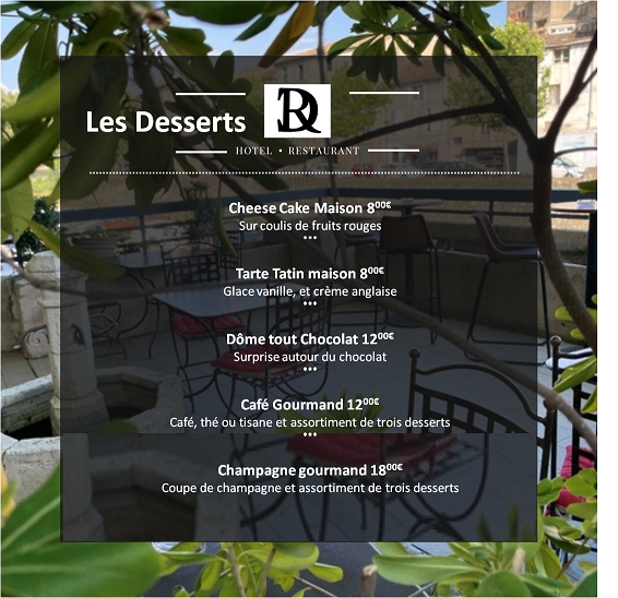 les desserts